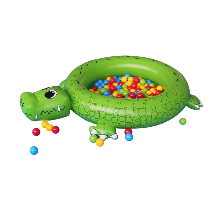 inflatable crocodile pool toy