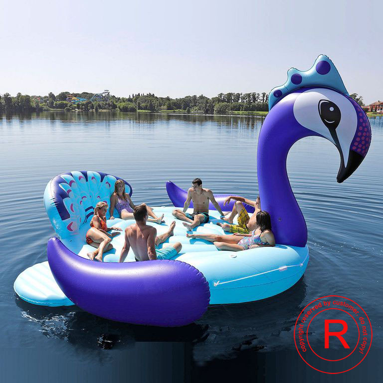 peacock inflatable pool